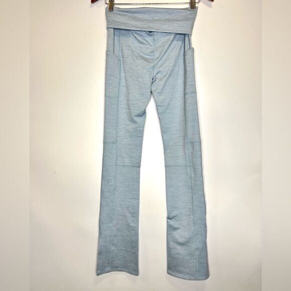 Free People Movement Zen Again Flare Yoga Pants Heather Blue XS - Picture 6 of 8